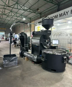 Máy rang cà phê tự động 30kg Bacco